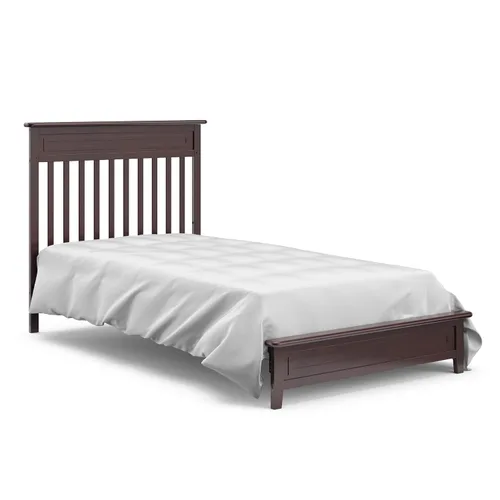Vista 9 de Storkcraft Petal - Mini cuna convertible 5 en 1 con colchón, color espresso