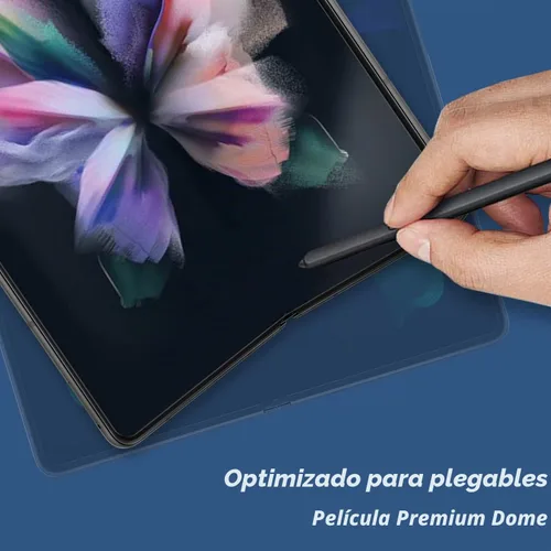 Vista 3 de DOME GLASS Whitestone GEN Film Protector de pantalla para Samsung Galaxy Z Fold 3 (2021) Protector de pantalla de película PET transparente HD