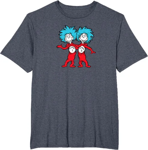 Vista 83 de Dr. Seuss Thing 1 Thing 2 Buddies - Camiseta Negro