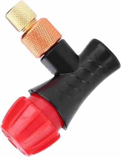 Vista 2 de Mountain Road Bike Bicycle Adapter Pump Mini Portable Air Inflator Tire Dual Head Valve for Mountain Bike Road Bike