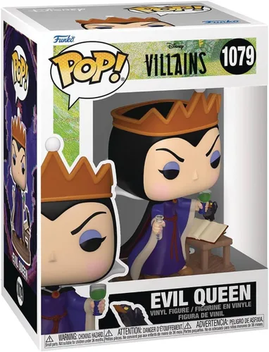 Vista 3 de POP Disney: Villains - Figura de vinilo de Queen Grimhilde Funko (con funda protectora compatible), multicolor, 3.75 pulgadas