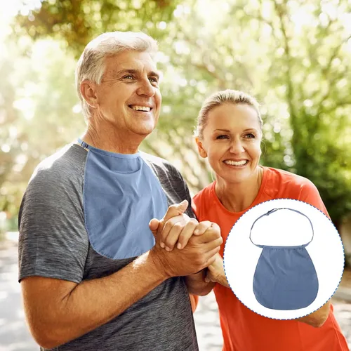 Vista 6 de 3 piezas de traqueotomía cubierta de ducha protector de estoma de cuello impermeable laringectomía transpirable cubierta de traqueotomía ajustable