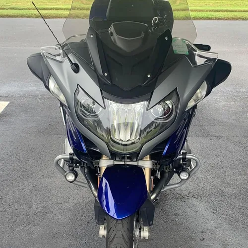 Vista 3 de Worldmotop - Protector de motor de repuesto para BMW R1200RT R1200 RT 2014 2015 2016 2017 2018 (plateado, delantero)
