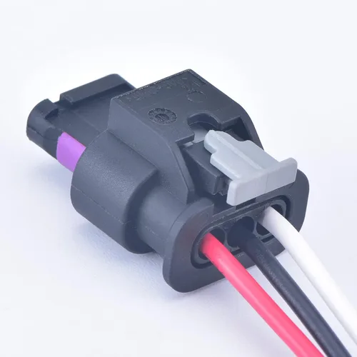 Vista 2 de 3 Pin PDC Sensor de estacionamiento Plug Auto Conector para Golf Passat A1 A3 A4 A6 A7 Q5 Q7 R8 4F0973703 1718653-1