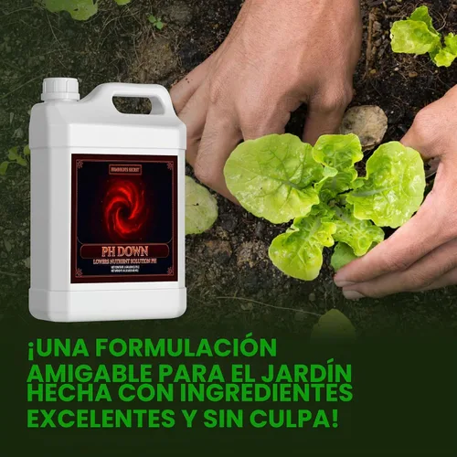 Vista 9 de Humboldts Secret pH Down para Plantas Ajustador y Equilibrador de pH Líquido para Suelo, Coco, Hidroponía Solución Concentrada de Ácido