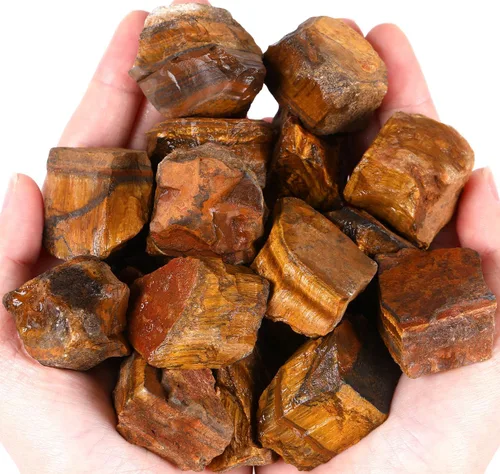 Vista 15 de QINJIEJIE Varias piedras de cristal en bruto 10 colores piedras de cristal curativas 1" piedras preciosas grandes a granel para voltear, cabinas