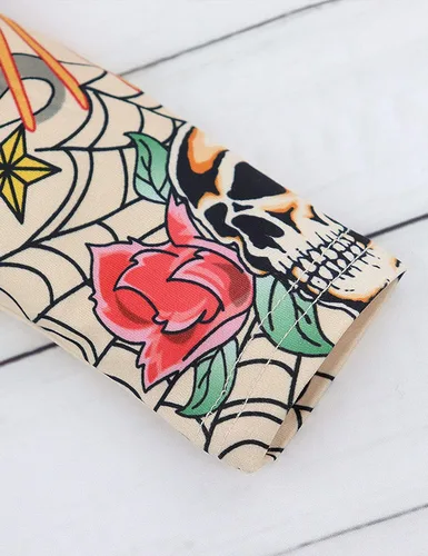 Vista 7 de Ropa de bebé niño, ropa de bebé niño con letras impresas, mameluco con mangas de tatuaje para niño