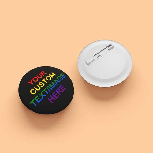 Vista 9 de Alfileres personalizados, botones personalizados, 1-200 unidades, broche personalizado, botón personalizado para mochila, decoración de tela