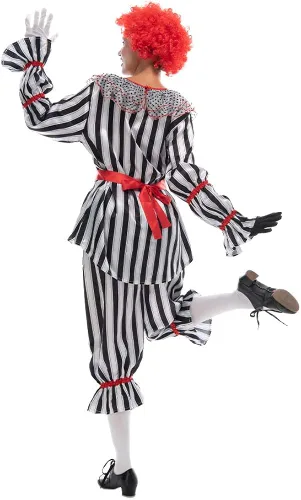 Vista 6 de Disfraz de payaso de circo espeluznante de Halloween para mujer de EraSpooky Multicolorido