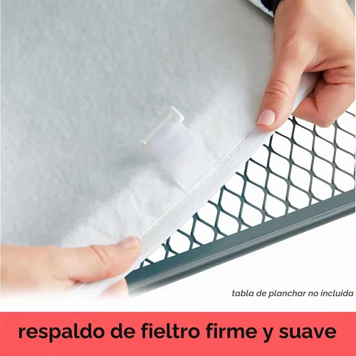 Vista 5 de oliso Funda y almohadilla para tabla de planchar - 100% algodón - Estándar 15 x 54 Floral