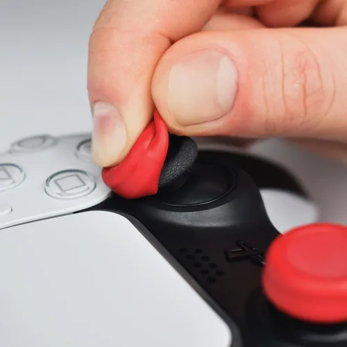 Vista 5 de Setex Gecko Grip, Thumbstick Grip Covers, for Playstation PS5, PS4, Xbox One, Switch Pro, Steam Deck, Anti-Slip Microstructured Analog Stick Thumb
