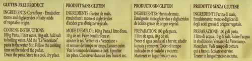 Vista 3 de Le Veneziane Italian Gluten Free Corn Pasta Spaghetti 250