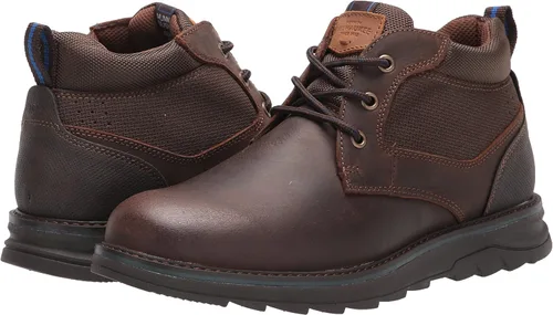 Vista 7 de Nunn Bush Botas Luxor Chukka con punta lisa para hombre con gel cómodo y espuma viscoelástica