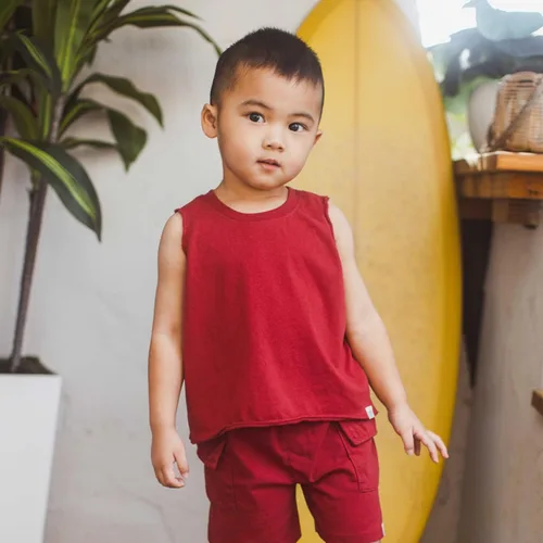 Vista 3 de Burt's Bees Baby conjunto de camisa y pantalón para bebé niño, conjunto de camiseta de manga larga y pantalón, 100% algodón orgánico Lavado de ácido
