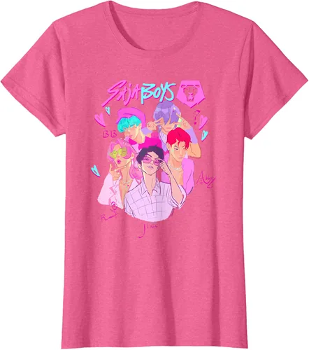 Vista 42 de Kpop Demon Hunters Camiseta Saja Boys Heartthrob con licencia