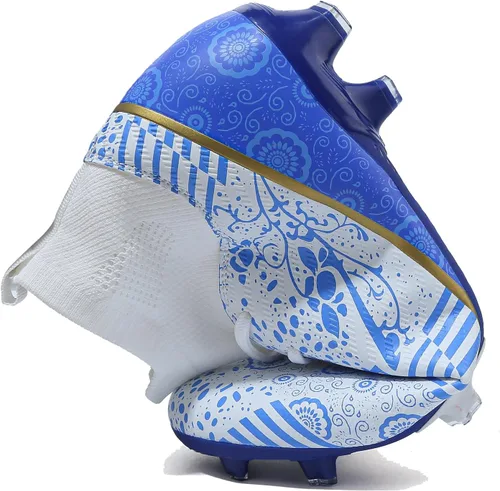 Vista 4 de HaloTeam Men's Soccer Shoes Firm Ground Soccer Cleats Adults Athletic OutdoorIndoor Professional Futsal Football Training Sneakers