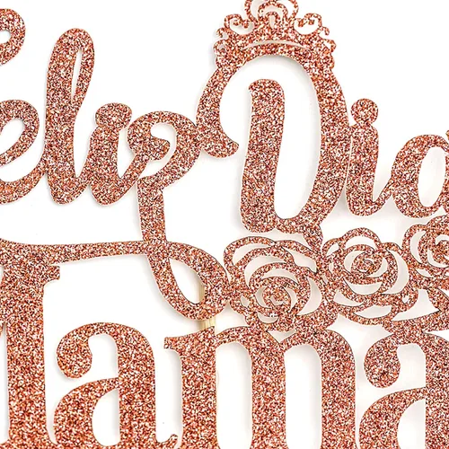 Vista 7 de Feliz Dia Mama - Decoración para tartas, decoración de pastel con la mejor mamá del mundo de España, suministros de fiesta para el día de la madre