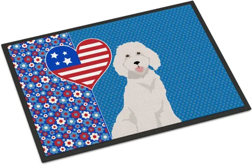 Vista 36 de Caroline's Treasures WDK5119JMAT Airedale Terrier USA - Tapete para interiores o exteriores, 24 x 36 pulgadas, tapete para puerta delantera