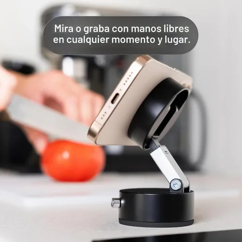 Vista 9 de Statik HyperMount® - Soporte magnético para teléfono, soporte magnético para teléfono con sellado al vacío, úsalo en superficies lisas, compatible