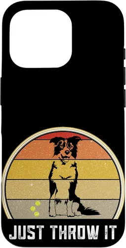 Vista 20 de iPhone 16 Just Throw It Border Collie Women Men Herding Dog Ball Fetch Case