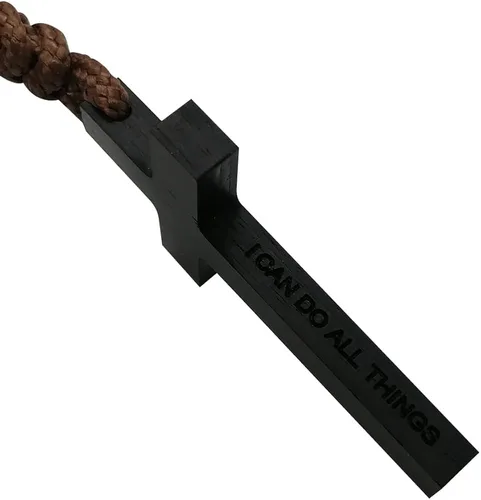 Vista 3 de Simple Wooden Cross Pendant Necklace for Men & Women Prayer Spiritual Religious Christian Jewelry