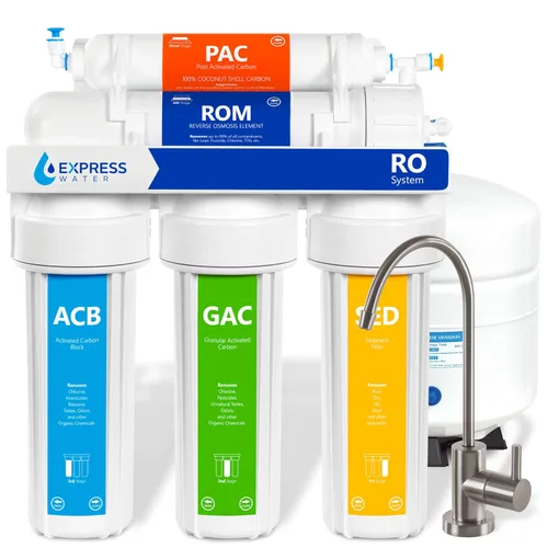 Vista 13 de Express Water Kit de actualización de filtro para ósmosis inversa y sistema de filtración de agua debajo del fregadero. Añade una nueva etapa