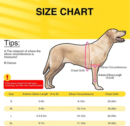 Vista 6 de Coderas protectoras para perros, coderas de perro, coderas ajustables para perros, para displasia de cadera, callos de la pierna delantera, evita
