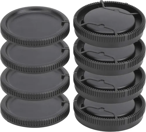 Vista 9 de 4 unids lente trasera cubierta trasera cuerpo cubierta frontal tapa conjunto para Sony A Mount lente cámara