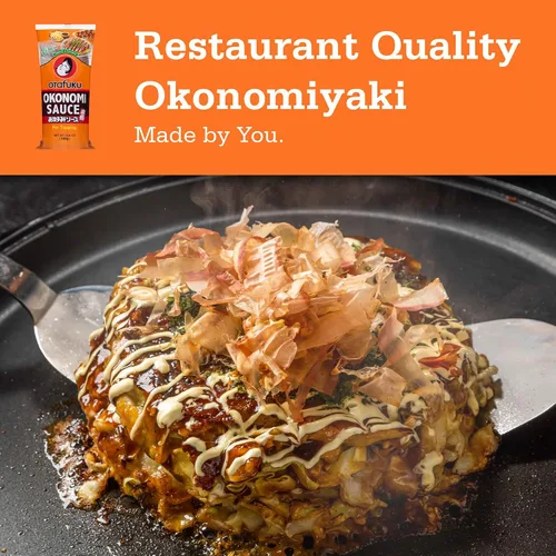 Vista 7 de Otafuku Salsa Okonomi, cobertura japonesa vegana para panqueques Okonomiyaki (10.6 onzas)