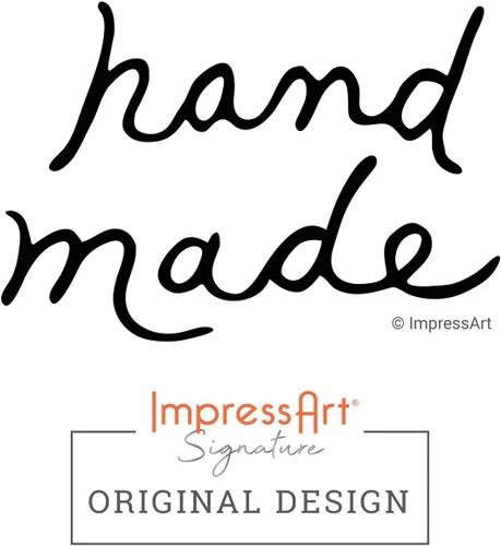 Vista 2 de ImpressArt - Sello de diseño de metal hecho a mano, 0.236 in