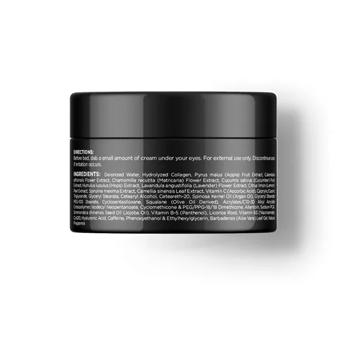 Vista 3 de Gentlehomme - Crema de ojos de colágeno - Crema de ojos para hombres - Con colágeno, ácido hialurónico y cafeína - Ayuda a suavizar, restaurar e