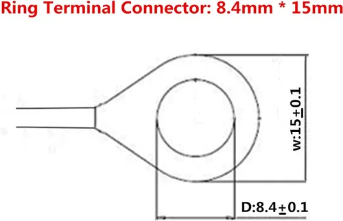 Vista 5 de Cable de terminal de anillo tórico – Conector SAE de 2 pies, enchufe SAE a cable cargador de batería, adaptador de extensión de arnés de terminal
