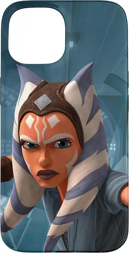 Vista 6 de Carcasa azul Ahsoka Tano para iPhone 13 Pro Max Star Wars The Clone Wars