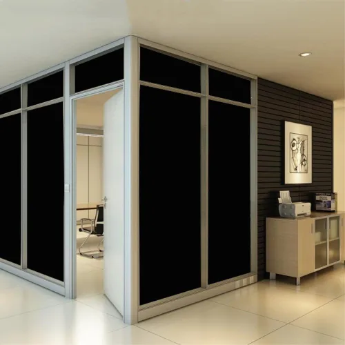 Vista 8 de Velimax - Película estática para ventana, de privacidad, color negro, blackout, extraíble, sin adhesivo