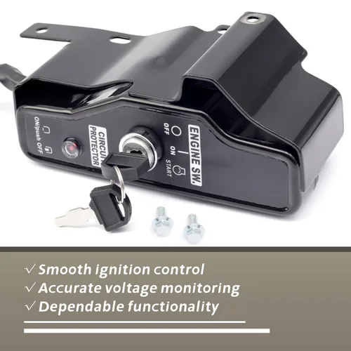 Vista 5 de Caja de interruptor de encendido compatible con Harbor Predator 13HP 420cc Engine 60340 60349 69736, caja de control de interruptor de encendido