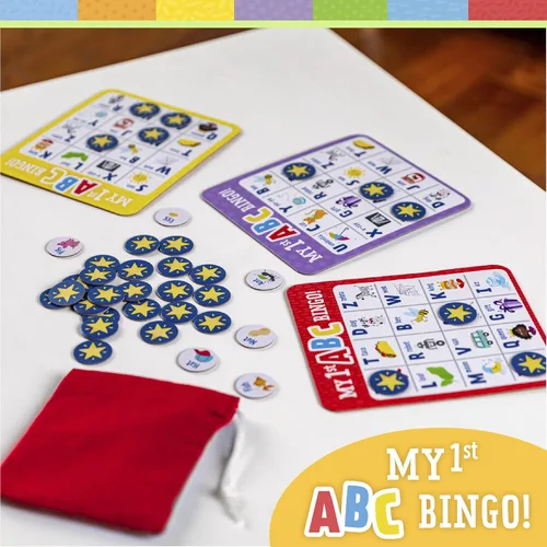 Vista 8 de My First ABC Bingo Game: Juego de mesa de palabras del alfabeto y la vista para niños de 4 a 8 años, reconocimiento de letras, aprendizaje fonético