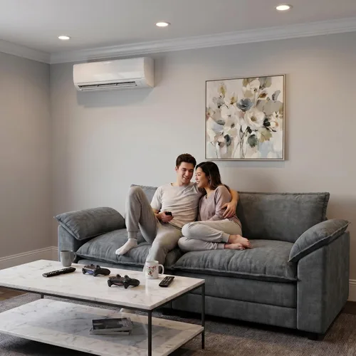 Vista 3 de Homall Sofá Seccional Modular de 80", Sofá Biplaza con Cojín de Doble Capa, Combinación DIY de Chenille Profundo Sofá Nube de 2 Asientos para Sala