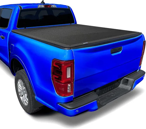 Vista 13 de Tyger Auto T1X - Cubierta tonneau de tela enrollable suave compatible con Ford Ranger 2019-2023 Caja de 5 pies (61 pulgadas) TG-BC1F9066X Blanco