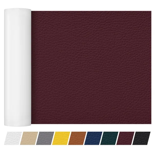 Vista 44 de Cinta de parche de reparación de cuero de 4 x 60 pulgadas, cinta autoadhesiva fuerte para muebles, sofás, sillones, asientos de automóvil, armarios