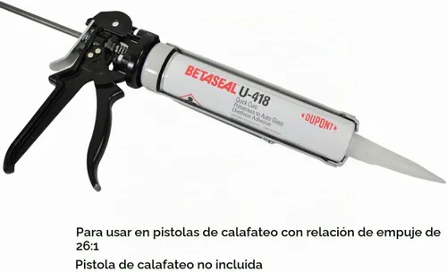 Vista 2 de U-418 Dow Auto Glass Primerless Uretano/Adhesivo con imprimación de una sola aplicación (1)