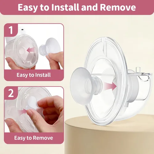 Vista 7 de 4 piezas de inserción de brida de 0.51 pulgadas compatibles con Medela/Spectra/Willow/TSRETE/Momcozy S9/S12/S9Pro/S12Pro protectores de extractor