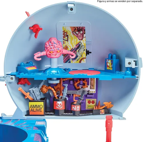 Vista 8 de Teenage Mutant Ninja Turtles TMNT Classic Technodrome Playset - Exclusivo de Amazon
