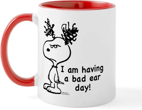 Vista 13 de CafePress Snoopy Mom Hug Mugs Taza de café de cerámica de 11 oz (11.0 fl oz)