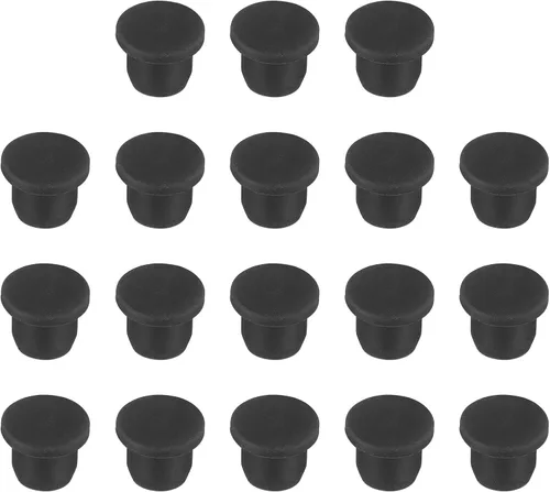 Vista 32 de MECCANIXITY - Tapones de silicona en forma de T (26mm, 1 pulgada de diámetro), color negro