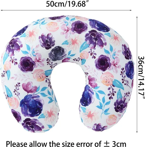 Vista 2 de Peiiwdc Funda de almohada de lactancia materna, funda de almohada de lactancia, funda de almohada de lactancia desmontable, Cas, suministros