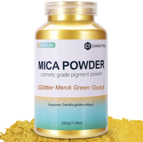 Vista 18 de CHANGTIKEJI Polvo de Mica, 24 Colores - 10g/Botella de Polvo de Pigmento Natural para Resina Epoxy, Fabricación de Jabón, Velas, Brillo de Labios