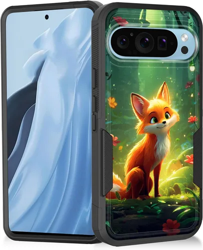 Vista 71 de Funda para Pixel 11 Pro XL, resistente de doble capa híbrida de policarbonato duro de goma suave a prueba de golpes para Google Pixel 11 Pro XL 6.8