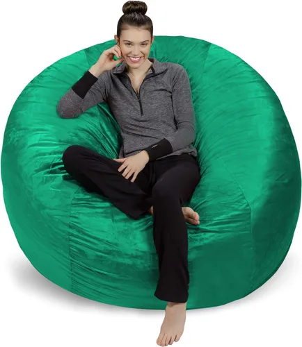Vista 67 de [Usado] Sofa Sack Funda para Silla Puff Solo la Funda, para Adultos y Niños, Sin Relleno, Cómoda y Esponjosa, Funda de Repuesto para Silla Puff