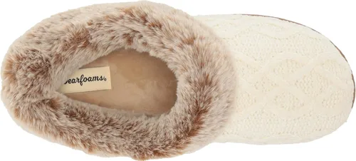 Vista 5 de Dearfoams Pantuflas de punto de felpilla Hannah para mujer