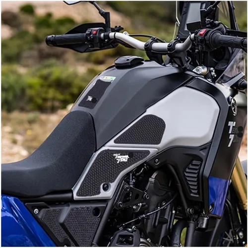 Vista 3 de Junta de depósito de combustible para motocicleta, antideslizante, para tanque de combustible, adhesivo de goma para Yamaha y aha Tenere 700 T700 1
